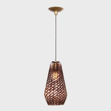 CONO #003 - Murano glass pendant lamp by Sogni Di Cristallo - view 3